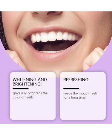 2025 New Whitening Purple Toothpaste 3X White Brilliance Toothpaste Fluoride-Free Teeth Whitening Tooth Stain Removal Colour Corrector (1) - Buy Online on GoSupps.com