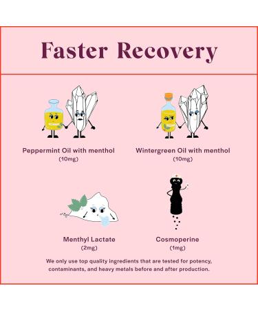 Fleur Marche Soothe Plz. Botanical Patch - Muscle Recovery Patch with Peppermint Oil & Menthol - Post Night Out Post Workout or Daily Relief - Highly Bioavailable - 7 Patches 7 Pack - Buy Online on GoSupps.com