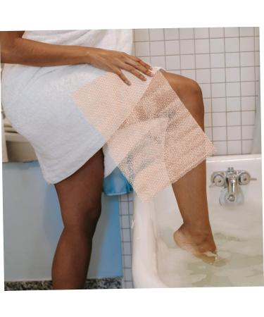 FRCOLOR 2pcs Bath Towels - Exfoliating Back Washcloths for Dead Skin Removal & Smooth Skin | Body Scrubber Set for Men - 1 Count - Buy Online on GoSupps.com