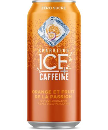  Sparkling Ice Caffeine Orange Passion Fruit Sparkling Water. Caffeinated Sparkling Water from Coffee Beans and Green Tea Extracts for the Perfect Pick-Me-Up. 473 mL (Pack of 12) Orange Passion Fruit (Caffeine) 473 ml (Pack of 12) - Buy Online on GoSupps.com