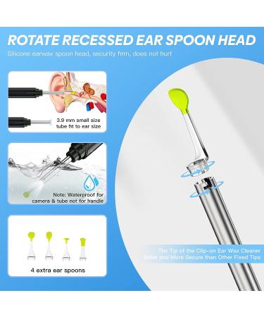 Wireless Smart Ear Wax Removal Tool for iPhone, iPad & Android - COSYLIFE Ear Cleaner Endoscope with 6 LED Lights and Camera - Buy Online on GoSupps.com