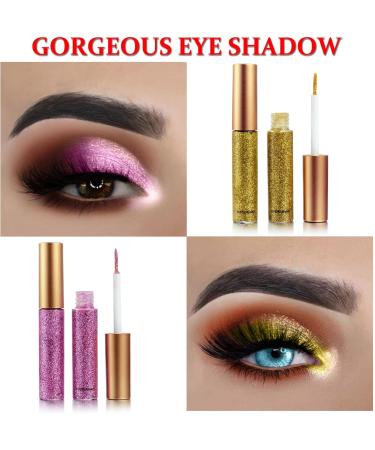 1 Pcs Glitter Eyeliner Liquid eyeliner set Metallic Shimmer Colored Eyeliners Long Lasting Waterproof Glitter Eyeshadow Sparkling Eyeliner Makeup #01 1# - Buy Online on GoSupps.com