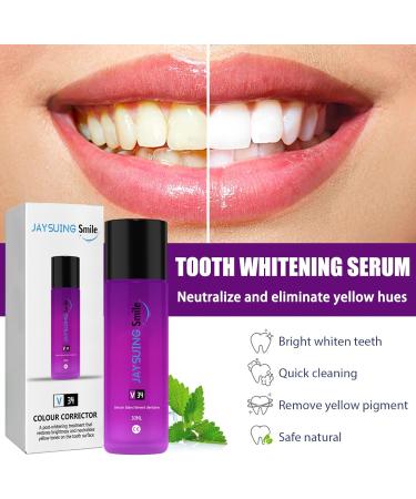 Color Correction Serum - 2 PCs Purple Teeth Whitening Toothpaste | HeroSmile White Teeth Booster - Buy Online on GoSupps.com