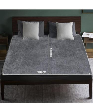 MT MALATEC 180x130cm Heating Ceiling Electric Blanket | 6 Power Levels Overheat Protection Washable Gray - Buy Online on GoSupps.com