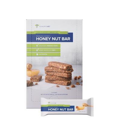 Gundry MD Polyphenol Rich Snack Bars, Honey Nut 12 Pack Honey Nut 12 Count (Pack of 1)