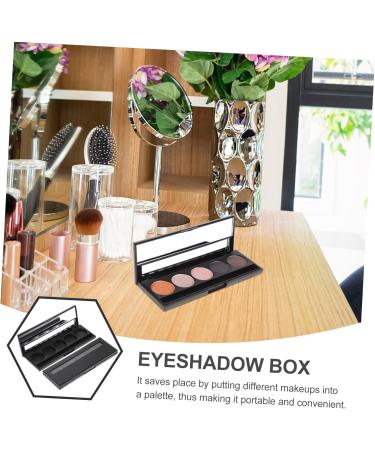 PLAFOPE 2pcs 5 Eyeshadow Case Eye Shadow Cosmetics Palette Eyeshadow Empty Case Travel Pack Child Bracket - Buy Online on GoSupps.com