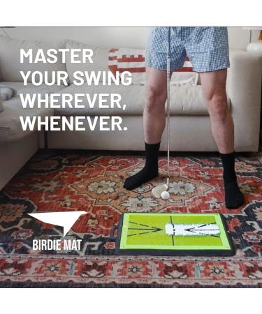 Premium Birdie Mat: Swing Training Mat for Precise Swing Path Analysis and Ball Impact Assessment - Buy Online on GoSupps.com
