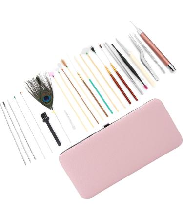 23pcs Professional Ear Wax Removal Tool Set | Double Ended Ear Scoop Spoon & Cleaning Brush | Ear Care Kit with Storage Box | Cherry Powder Ear Picking Set - Buy Online on GoSupps.com