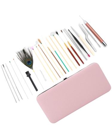 Cherry Powder Ear Wax Removal Tool Set - 23 Piece Spiral Ear Pick Kit for Ear Care and Protection - Buy Online on GoSupps.com