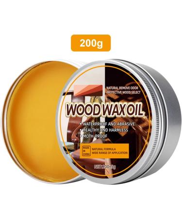 Beeswax Polish for Wood Small Wood Wax Finish | Natural Beeswax Furniture Polish Wood Seasoning Beewax for Wood Polish & Conditioner Multipurpose Waterproof - Buy Online on GoSupps.com