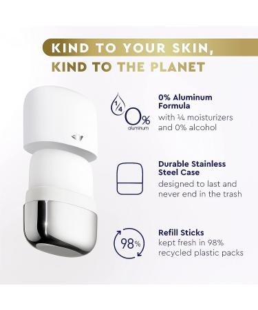 Dove Sensitive Skin Aluminum-Free Deodorant Refill Kit 1.13 oz - Buy Online on GoSupps.com