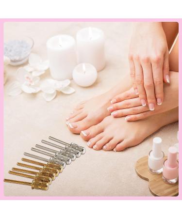 20 Pieces Replacement Nail Drill Bits for Electric File - Silver & Gold - Buy Online on GoSupps.com