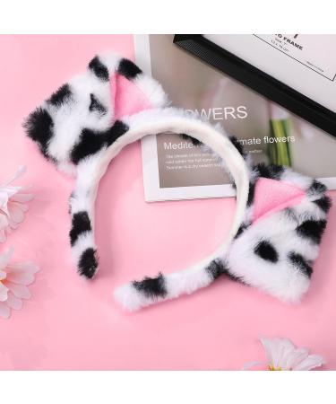 PAFUWEI Dalmatian Headband with Soft Plush Dog Ears - Perfect for Women, Girls, Cosplay, and Parties - Buy Online on GoSupps.com