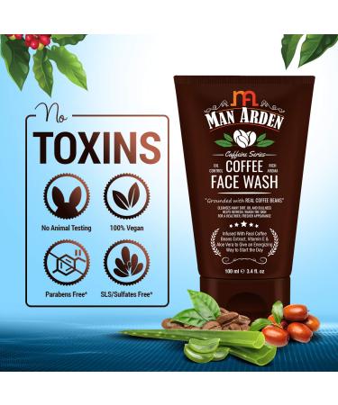 Coffee Face Wash - Natural & Organic | No Parabens Sulphates Silicones - 100mL - Shop Internationally - Buy Online on GoSupps.com