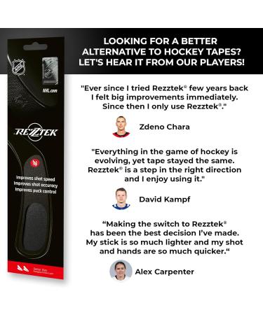 Rezztek Blade Handles | Enhance Puck Control with NHL-Approved Improved Hockey Tape | 2-Piece Senior Set (Ages 12+) - Buy Online on GoSupps.com