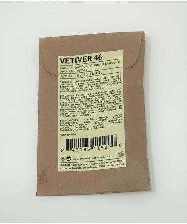Le Labo Eua de Parfum Vetiver 46 0.75 ml/ 0.025fl oz