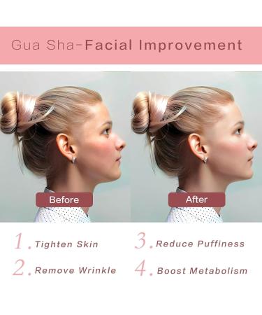 Buy Rose Quartz Gua Sha Facial Tool - Reduce Puffiness & Sculpt Jawline | International Shipping Available - Buy Online on GoSupps.com
