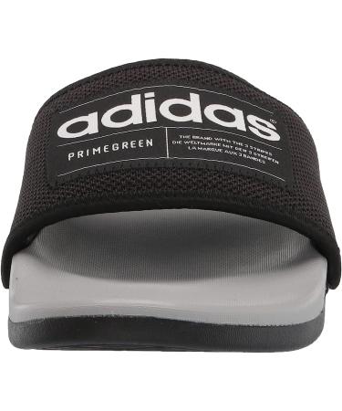 adidas Adilette Slide Sandal - Unisex (Black/White/Grey) - Size 10 Women/9 Men - Buy Online on GoSupps.com