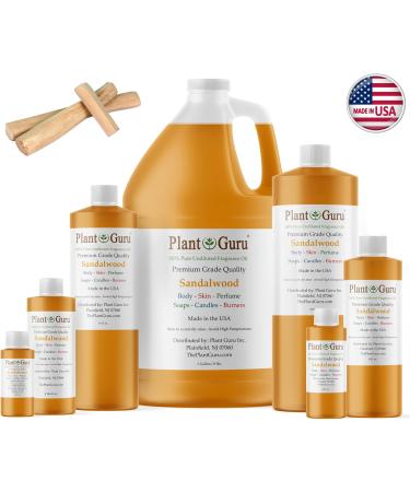 Sandalwood Fragrance Oil 8 fl. oz | Scented Oil for Soap Candles Bath Bombs & Aromatherapy Perfect for DIY Projects - Buy Online on GoSupps.com