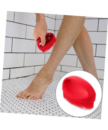 FRCOLOR Silicone Bath Brush - Exfoliating Body Scrubber for Gentle Cleaning and Exfoliation - Buy Online on GoSupps.com