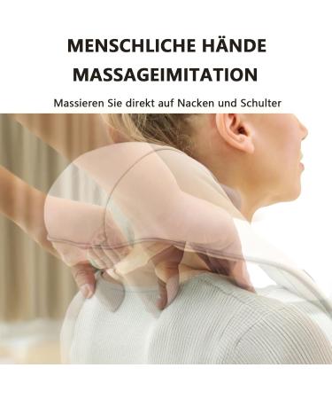 Neck & Shoulder Massage Device with Heat | Relief for Muscles | Perfect Gift for Men Women & Parents - Buy Online on GoSupps.com