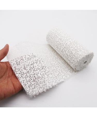 Plaster Cloth Bandages - 3 Rolls White Gauze 6 Inch for Crafting & Belly Casting | International Shipping Available - Buy Online on GoSupps.com