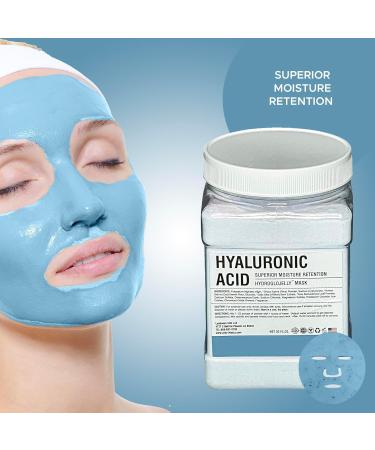 Hyaluronic Acid Jelly Mask - Professional Hydro Glo Peel-Off Mask for Hydration Soothing Skin & Glowing Skin Suitable for All Skin Types Vajafacial Jelly Mask | 12 Applications (30 Fl Oz) - Buy Online on GoSupps.com