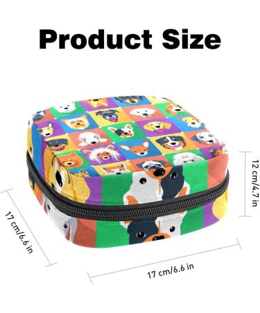 Trendy Cute Animal Tapes & Storage Bags for Women - Portable Menstrual Cup & Zipper Pouches for Teens & Girls - Buy Online on GoSupps.com