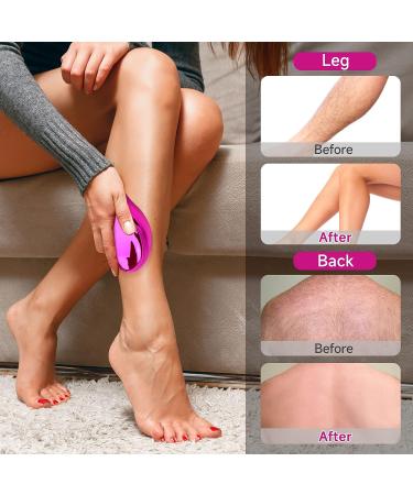 Bleam Crystal Hair Eraser 3rd Gen 2023 - Painless Hair Removal Tool for Smooth Skin - Eco-Friendly Reusable Device for Men and Women - G Rose Red - Buy Online on GoSupps.com