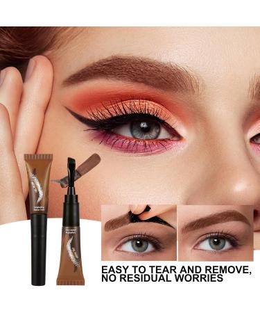  Teksome Eyebrow Dye Waterproof Eyebrow Colour Water-Resistant Natural Eyebrow Dye Make-Up Long-Lasting Adult Women Men - Buy Online on GoSupps.com