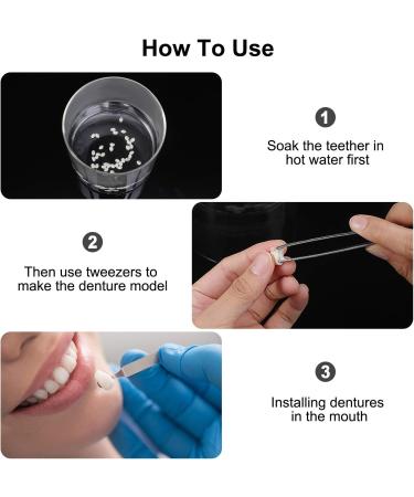 50g Tooth Solid Gel for Temporary Tooth Repair - Thermal Fitting Pearl Teeth Pellet Glue for Halloween - Fill Missing & Broken Teeth - Buy Online on GoSupps.com