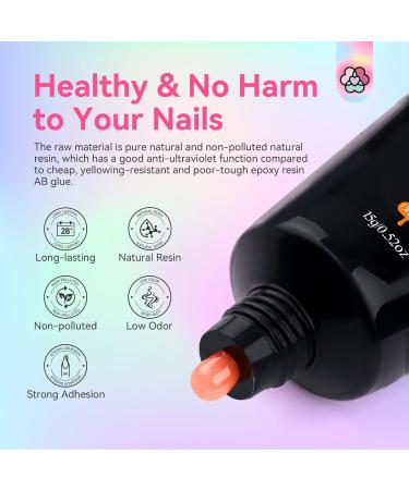 Shop Saviland Poly GEL Nail Colors - 20 Bright Rainbow Shades for DIY Nail Art | Perfect Nail Extension Gel Kit for Girls - Buy Online on GoSupps.com