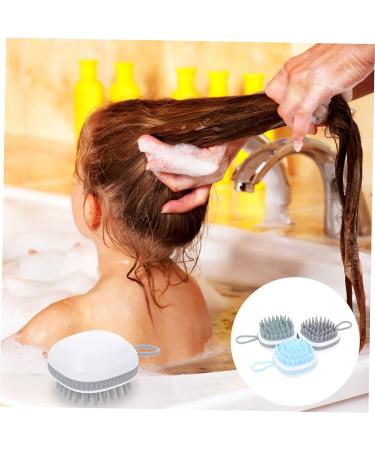 Buy Gleavi 12 PTH Rubber Shampoo Brush for Kids | Scalp Massage Hairbrush Made of Silicone - Best for Children's Hair Care - Buy Online on GoSupps.com