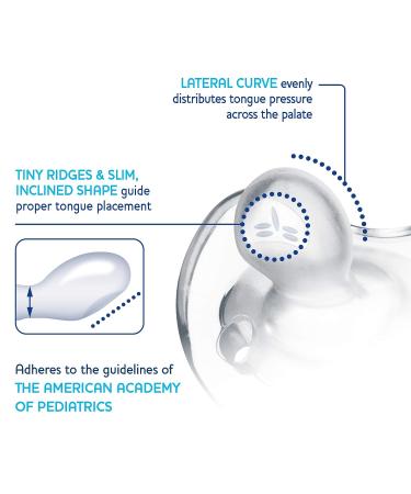 Chicco PhysioForma 100% Soft Silicone Pacifier 0-6m Clear Orthodontic Nipple BPA-Free 2-pack with Sterilizing Case - Buy Online on GoSupps.com