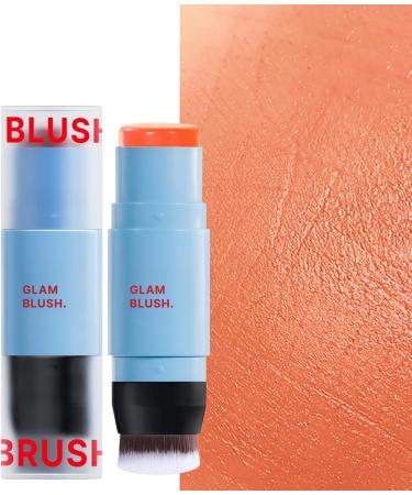  Bexdug Creamy Blush Stick | Lightweight Multi-Use Stick for Lips & Cheeks | Long-Lasting Moisturizing Makeup with Dual Ends for Travel and Office - Buy Online on GoSupps.com