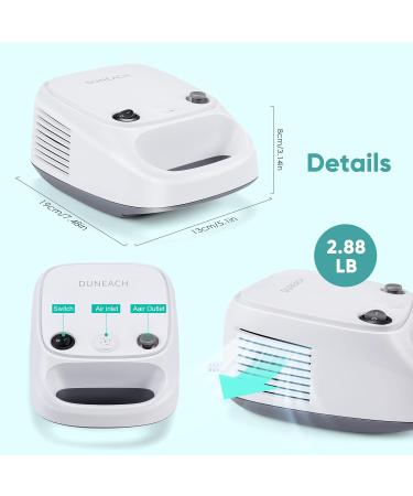 Desktop Compressor Nebulizer Machine for Adults and Kids - Home Use with Tubing and Mouthpiece - Buy Online on GoSupps.com