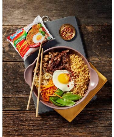 CNMART Indomie Noodles Mixed 4 Flavours HALAL 40 Packs Case (Mi Goreng Stir Fry Spicy Chicken Special Chicken) - Buy Online on GoSupps.com