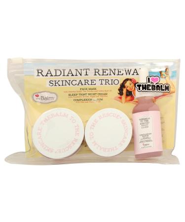 Radiant Renewal Skincare Trio by the Balm - 3 Pc Face Mask Night Cream & Serum for Women | Shop Internationally - Buy Online on GoSupps.com