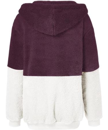 Shop Hanxiulin Oversized Plush Hoodie Jacket - Women's Winter Coat in Stylish Color Variants | International Shipping Available - Buy Online on GoSupps.com