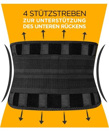 Cure Bobby Back Bandage | Breathable Back Belt for Men & Women - Pelvic Support with Struts - Available in 3 Sizes - Buy Online on GoSupps.com