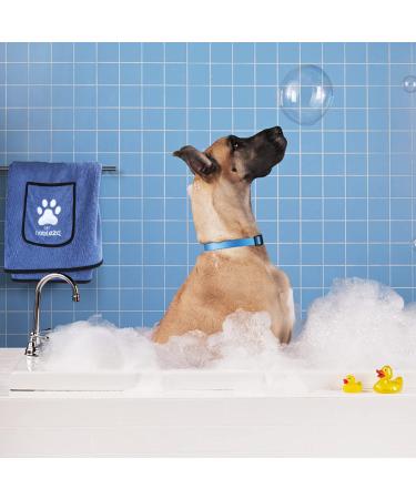 Nobleza Microfiber Dog Towel - Extra Absorbent & Quick Dry Cloth (106x66cm) for All Dogs & Cats - Soft & Durable Pet Drying Towel - Buy Online on GoSupps.com