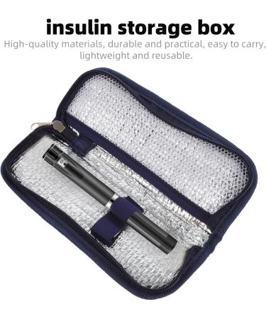 Healifty Insulin Cooler Bag - Diabetic Medication Travel Case - Navy Cooling Bag - Buy Online on GoSupps.com