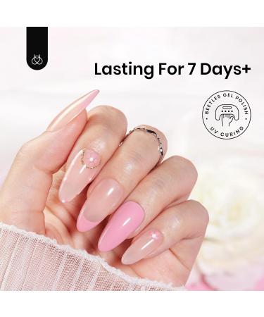 Beetles 2Pcs Top Coat & PEEL-OFF Base Gel Set 15ml Shine Finish Long Lasting Soak Off Nail Polish for DIY Manicure & Art | Ideal Gift - Buy Online on GoSupps.com