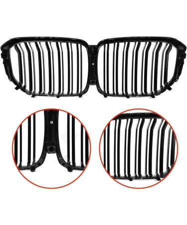 Gangying G05 Grill Front Grille Compatible for BMW X5 Series G05 Kidney Grille Gloss Black Double Slats 2019 2020 2021 2022 - Buy Online on GoSupps.com