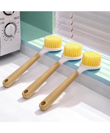 Kitchen Brush - Counter Cleaning Scrubber with Long Handle | Multifunctional Oil- Pots Brushes for Washing Faucets Pans Stoves Home Use - Buy Online on GoSupps.com