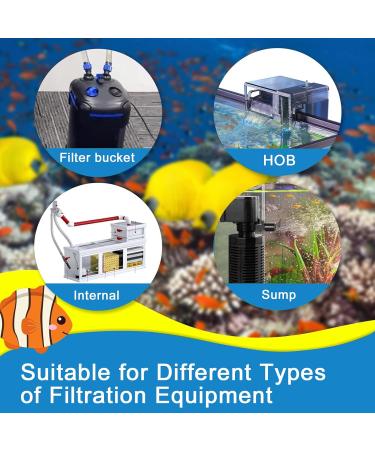 Buy Forhome Aquarium Filter Sponge - 2m Filter Mat & Thickened Biochemical Filter Pads for Pond & Aquarium Overseas Shipping - Buy Online on GoSupps.com