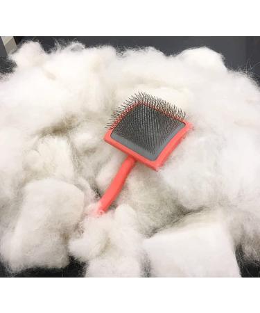 Chris Christensen Big G Dog Slicker Brush - Professional Grooming Tool for Fluff, Detangling, and Styling - Large Coral Brush for Time and Energy Savings - Buy Online on GoSupps.com