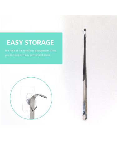 Long Handle Metal Shoe Horn - 31.5 for Seniors, Pregnant Women, and Back Pain Relief - Buy Online on GoSupps.com