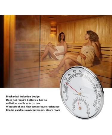 2-in-1 Thermo Hygrometer - High Accuracy Sauna Thermometer & Hygrometer 0 120 C Mechanical with Clear Scale | Worldwide Shipping - Buy Online on GoSupps.com