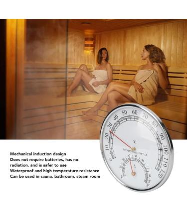 High-Precision 2-in-1 Thermo Hygrometer & Household Thermometer | Sauna Space Thermometer 0-120 C | Clear Scale Measuring Device for Home - Buy Online on GoSupps.com